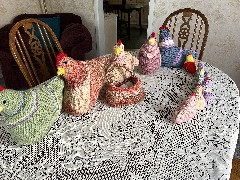 Ruth; Handy Work; Emotional Support Chickens
